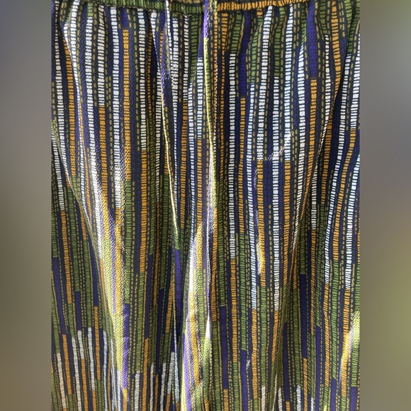 H&M Wide Leg Print Colorful Hippie Pants (6) Womens - Picture 7 of 7
